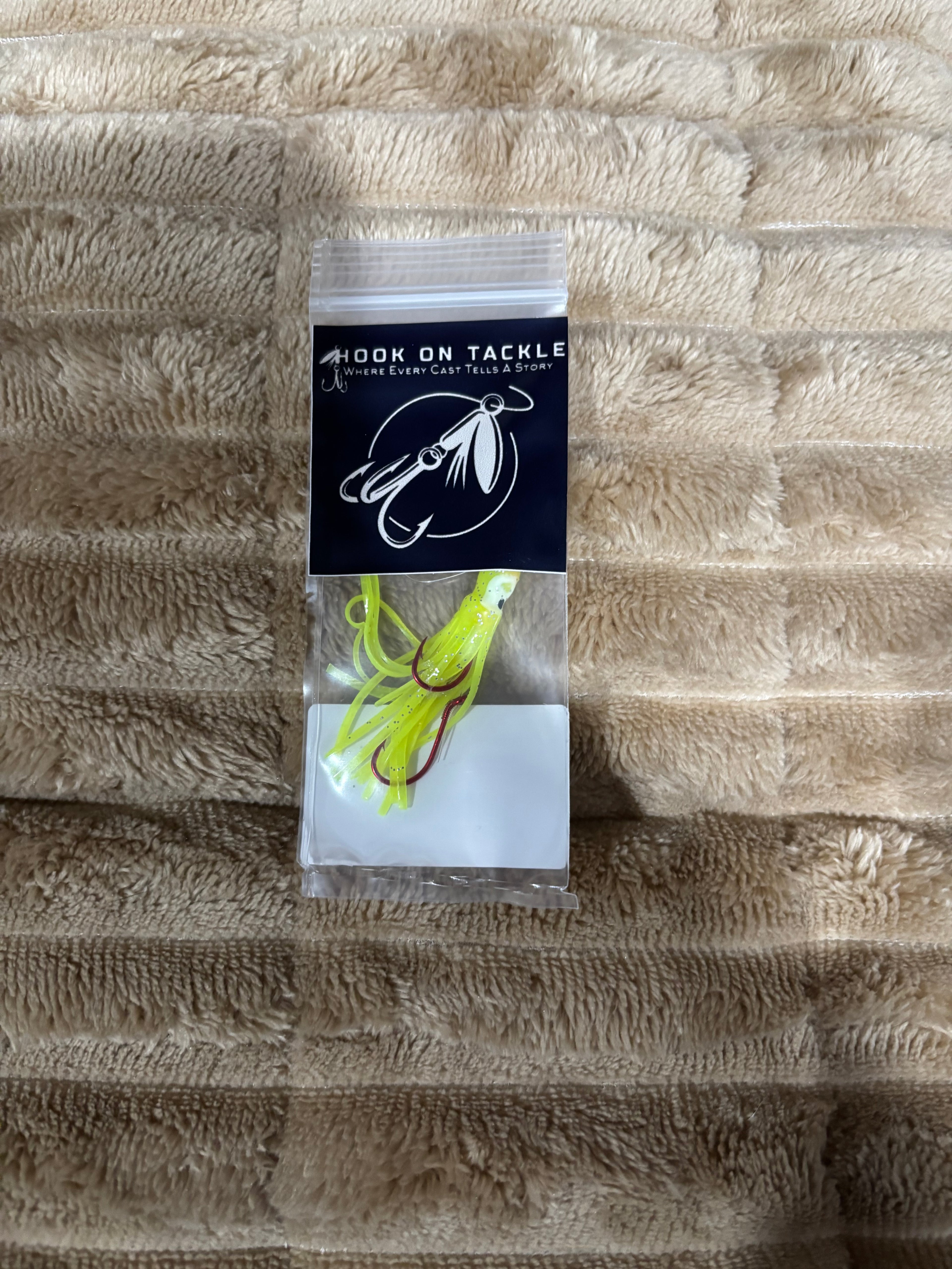 Lime green 2-hook squid